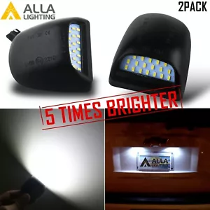 Set of 2,LED White License Plate Light Housing Unit,Silverado Truck,Back Light - Picture 1 of 12