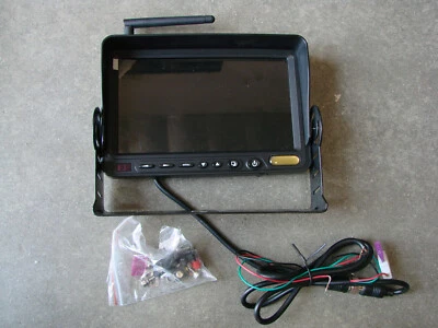 12V 24V 2.4G Wireless 7 inch LCD Monitor for Car TRUCK Reverse Rear View Screen - Image 1 of 4