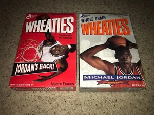 Lot of 2 Michael Jordan Chicago Bulls Jordan's Back Wheaties Boxes *NEW/SEALED!* - Picture 1 of 4