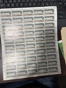 Canada  SHEET # 726 ERROR PL #1 2 BOTTUM ROW MAJOR  TAG  ERROR   MNH  FOLDED - Imagen 1 de 6