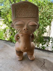 VTG Central American Terra-Cotta Fertility Statue(Female) Venezuela? 12.25” - Picture 1 of 17