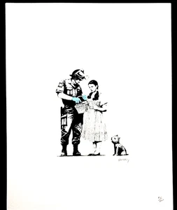 Banksy - Limitierte Auflage-50x40cm Nr.46/600 - Picture 1 of 2