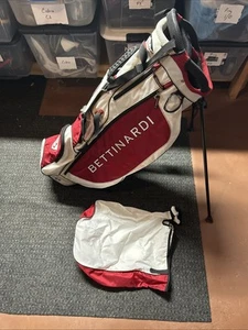 Sun Mountain Bettinardi Red White 4 Way Dual Strap Stand Bag w/ Cover - Picture 1 of 7