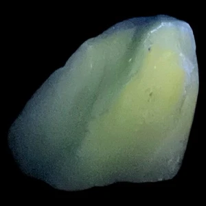 Lime Green Layered Art Glass Cullet Glowing Manganese Slag #5GM125 - Picture 1 of 8