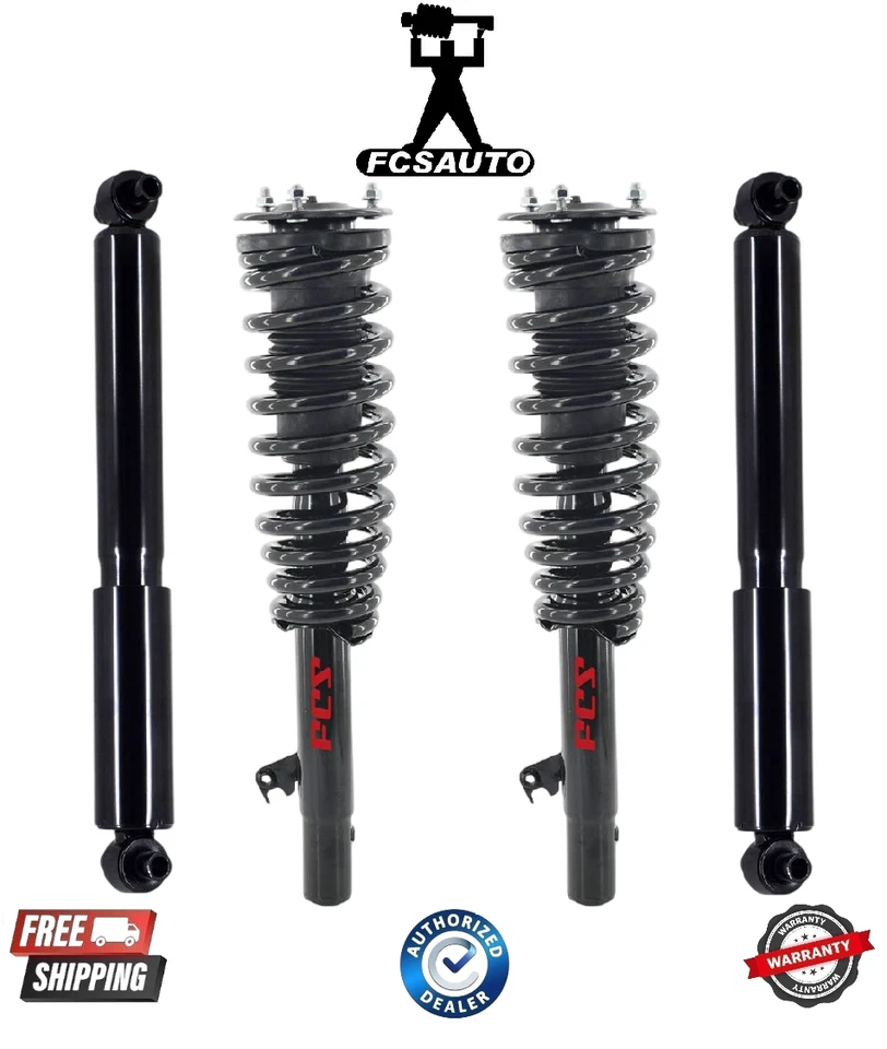 Complete FCS Front Coil Spring & Rear Shock Assembly fits 07-09 Lincoln MKZ AWD - Image 1 of 1