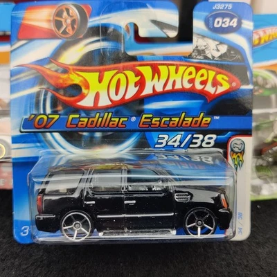 HOT WHEELS '07 CADILLAC ESCALADE NOIR 34/38 2006 PRIMA EDIZIONE J3275 1:64... - Immagine 1 di 4