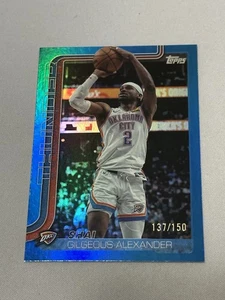 2025 Topps Flagship Blue Holo Foil Shai Gilgeous-Alexander /150 Thunder SGA - Bild 1 von 2