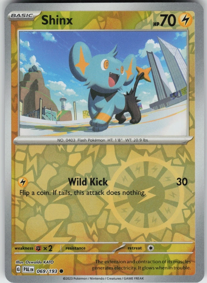 PO-01 Reverse Holo Shinx - 069/193 Common SV02: Paldea Evolved - Image 1 of 1