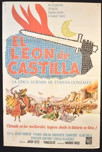 THE CASTILIAN (1963) * CESAR ROMERO * BRODERICK CRAWFORD * ARGENTINISCHES 1sh POSTER - Bild 1 von 1