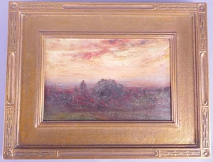 # Edward Gay Impresionismo Americano Hermosa Puesta de Sol Paisaje Escena Pintura - Imagen 1 de 24