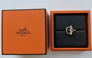 Original Hermes Echappee Ring in 18k Roségold mit Diamanten kleines Modell - Bild 1 von 8