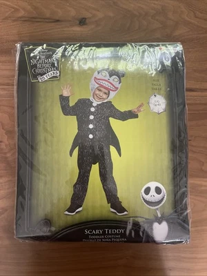 Disfraz de peluche de miedo Pesadilla antes de Navidad niño pequeño talla L/G 4-6 años Foto 1 de 4