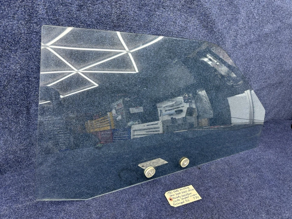 Ford Mustang 1979-1993 puerta de pasajero vidrio techo rígido ventana Carlite fabricante de equipos originales R Foto 1 de 4