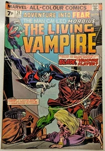 Bronze Marvel Comics Adventure into Fear Key Issue 24 GD/VG Morbius Blade No MVS - Picture 1 of 2