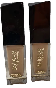 2 Stück, Believe Beauty Foundation Make-up, mittlere bis volle Deckkraft, LEINEN, NEU. - Bild 1 von 4