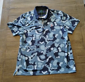 William Murray Polo Camicia Uomo Extra Large Blu Performance Elasticizzata Titos Vodka - Foto 1 di 11