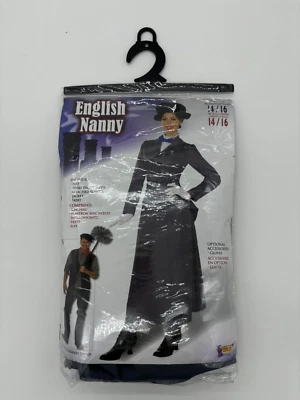 English Nanny Mary Poppins Inspired Adult Women Costume NEW Jacket Skirt Hat Etc - Image 1 of 4