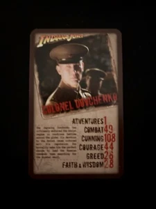 Indiana Jones™ Dovchenko (colonnello) TOP TRUMPS EXCLUSIVE carta da gioco vintage - Foto 1 di 2
