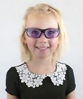 Happye getönte Brille Sehstress Legasthenie Overlays lila Kinder Irlens