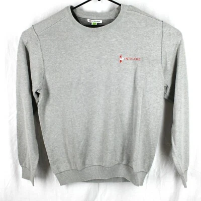 NEW Cutter & Buck Men's XL Gray L/S Cotton Sweater w/ Logo NEW - Image 1 of 4