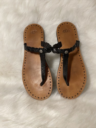 Pantofole tanga intrecciate UGG taglia 9