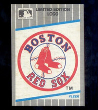 1989 Fleer Boston Red Sox Logo Box Bottom Card