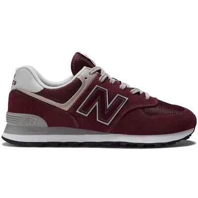 New Balance Herren Weinrote Sneaker Echtleder Schuhe Freizeitschuhe ML574EVM