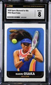 ⭐️ NAOMI OSAKA 2020 SPORTS ILLUSTRATED #935 CSG 8 NM-MT GRADED CARD 🔥 - Picture 1 of 2