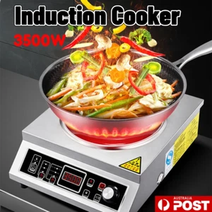 3500W Commercial Induction Cooker Cooktop Electric Wok Burner Stove Household AU - Picture 1 of 15