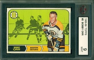 1968 69 TOPPS #2 BOBBY ORR  KSA 9 MINT - Picture 1 of 2