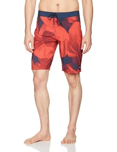 RVCA 150877 Digi Leaf Classic Length 20" Swim Trunks Baked Apple Sz. 30 - Picture 1 of 2
