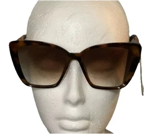 Foster Grant Women's Cat Eye Sunglasses Color Tortoise Rose Gold Accent NWT - Picture 1 of 7