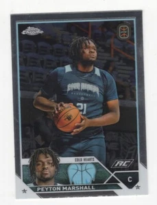 2023/24 TOPPS CHROME OTE BASKET RC PEYTON MARSHALL COLD HEARTS #82 - Foto 1 di 1