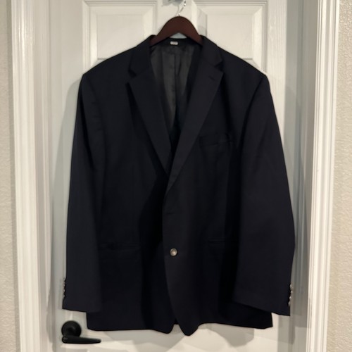 Giacca cappotto sportivo blazer Michael Kors Macy's uomo negozio taglia 46 L misto lana nero