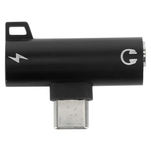 1PC USB-C na 3,5MM Adapter słuchawkowy Słuchawki Ładowanie Konwerter 2-w-1 USB-C - Zdjęcie 1 z 12