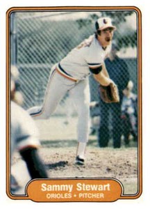 1982 Fleer  Sammy Stewart  180