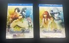 SteinsGate Part 1 & Part 2 Blu Ray DVD Combo Brand New Sealed Set