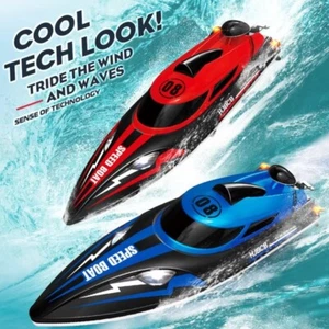 HJ808 RC Battery Boat 2.4Ghz 25km/h High-Speed Remote Control Racing - Picture 1 of 8