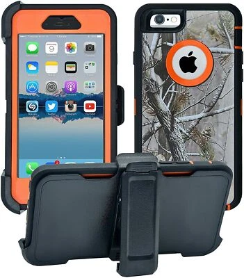 Funda protectora resistente para iPhone 7 / 8 / 7 Plus / 8 Plus / (clip para cinturón se adapta a Otter Box) Foto 1 de 4
