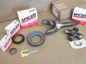 OUTER AXLE SHAFT SEALS BEARING KIT WITH GREASABLE U JOINT FORD DANA 50 60 FRONT - Picture 1 of 2