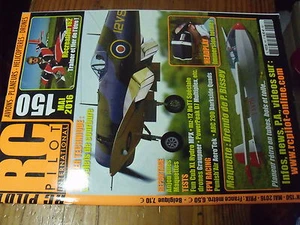 µ?§ Revue RC Pilot n°150 Volet de Courbure Urendo Demarreur sans fil Spitfire MK - Photo 1/1