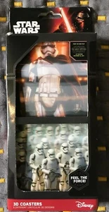 Star Wars 3D Holographic Coasters. Set of 8 in box. Pre-owned. Disney Branded - Picture 1 of 4
