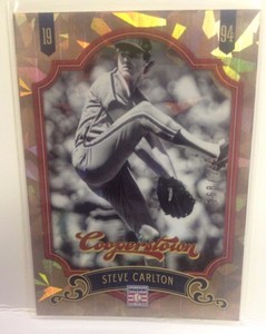 PANINI 2012 COOPERSTOWN STEVE CARLTON REFRACTOR #'d/299 C1
