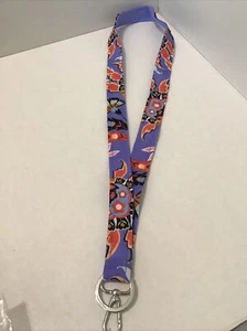 Vera Bradley MURAL GARDEN WIDE Lanyard Badge And Keys Holder NWT - Picture 1 of 6