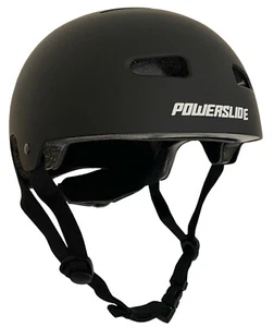Casco Powerslide Tutto Round Casco Nero BMX Skateboard Snakeboard Inline Bike WCMX - Foto 1 di 1