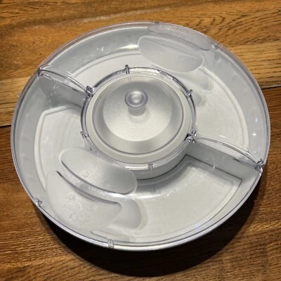 The Pampered Chef Cool And Serve Tray - White - Image 1 of 3