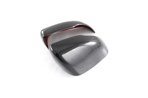Carbon Fibre Pattern Side Mirror Rear View Cover Scratch Kia Carnival KA4 2021+ - Picture 1 of 6