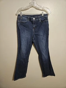 Christopher & Banks Womens Medium Wash Relaxed Fit Stretch Jeans SIze 6P - Picture 1 of 4