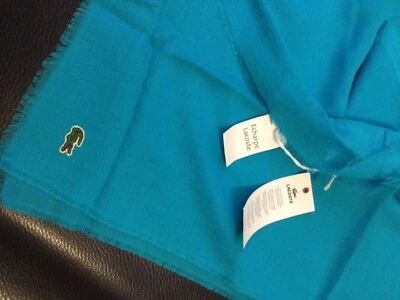 "Bufanda de algodón italiano Lacoste Accesses talla: 70x25""" Foto 1 de 4