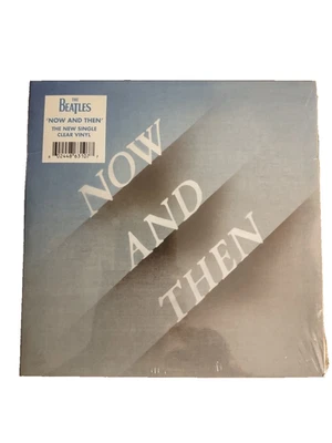 The Beatles Now and Then Vinyl 7" Record White Marble Sealed - Image 1 of 3